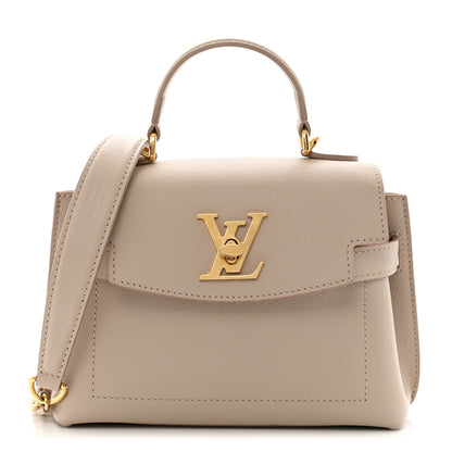 Louis Vuitton Soft Calfskin Mini Lockme Ever Greige 1 of 13
