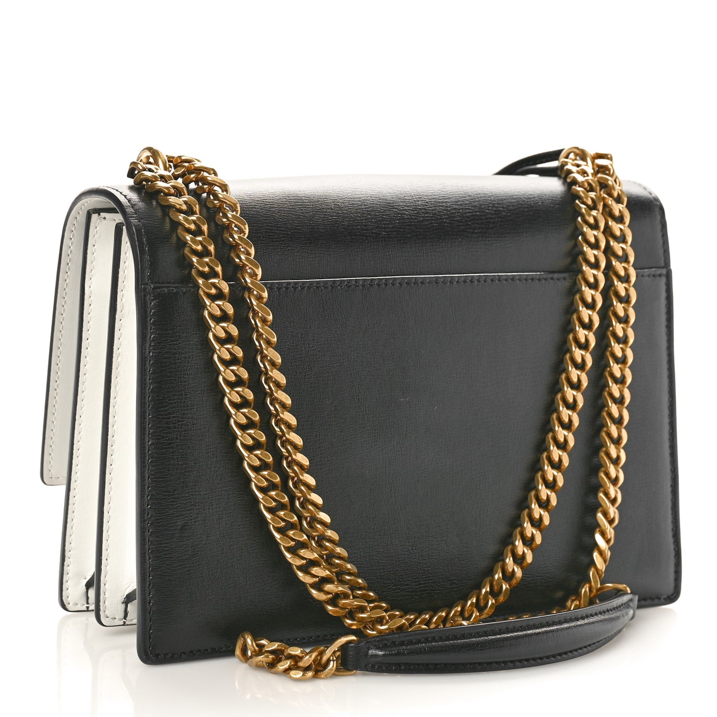 Calfskin Bi-Color Medium Monogram Sunset Black Pearl White