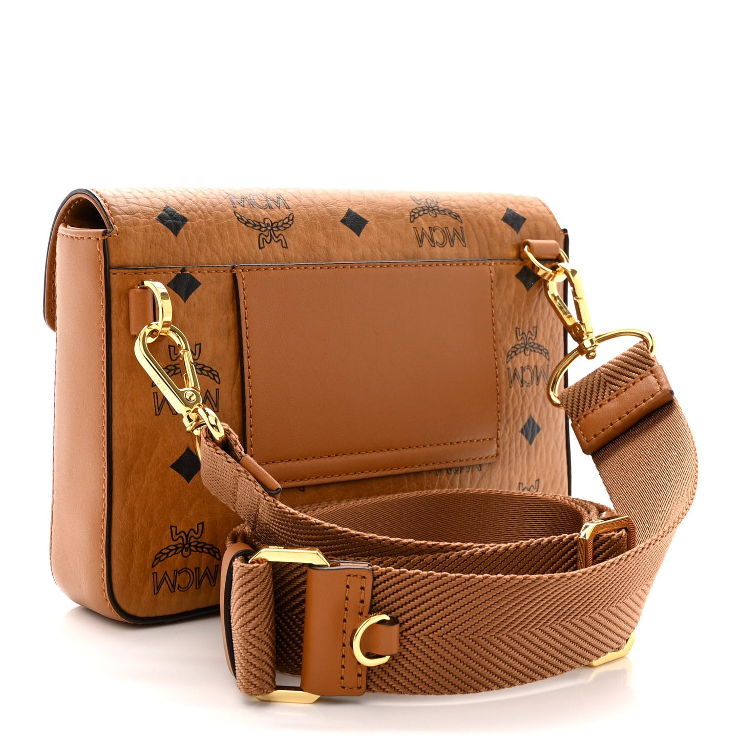 Visetos Small Millie Crossbody Belt Bag Cognac