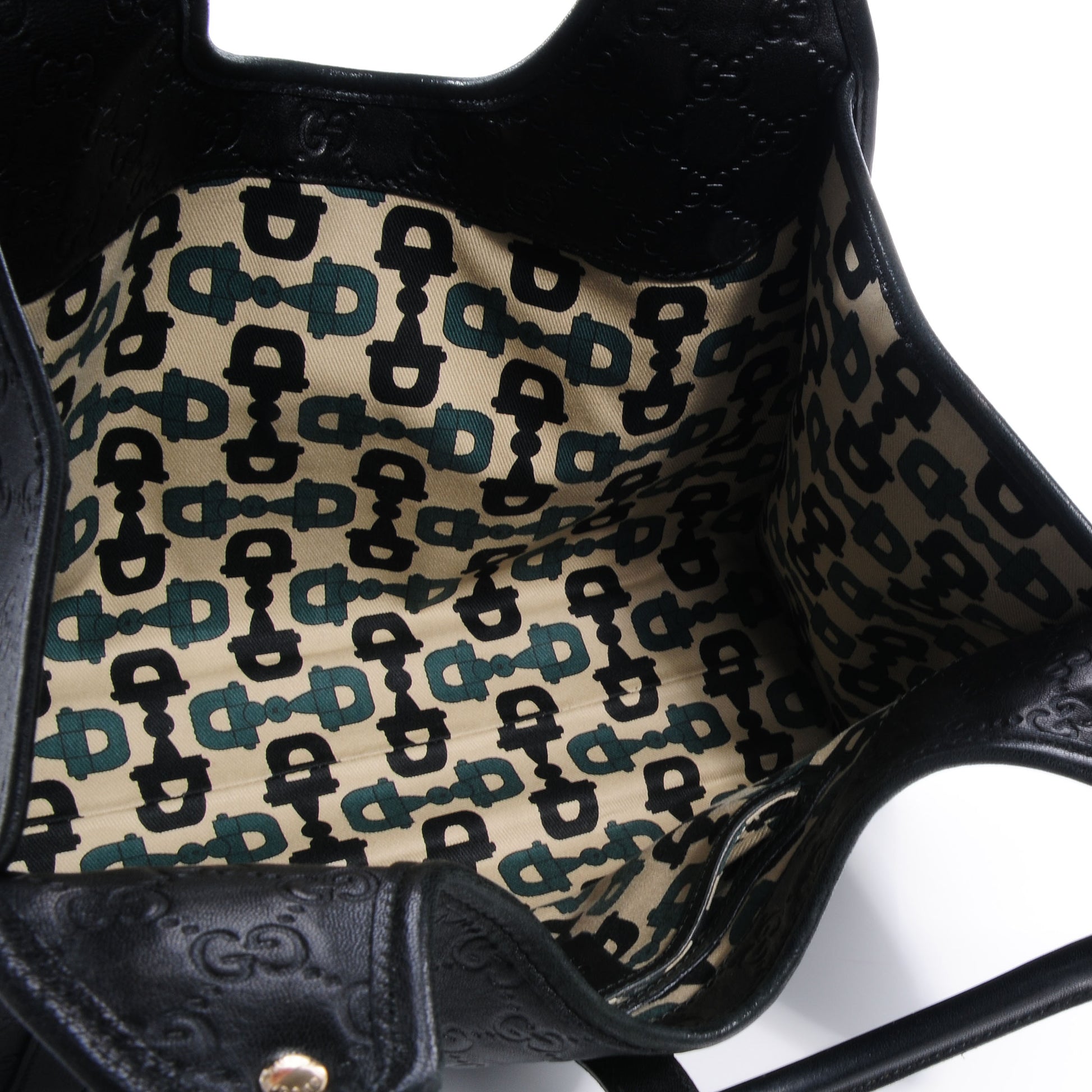 Gucci Guccissima Medium Joy Shoulder Bag Black 5 of 7