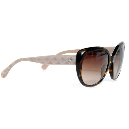 Chanel Quilted Sunglasses 5184 Tortoise 3 of 5