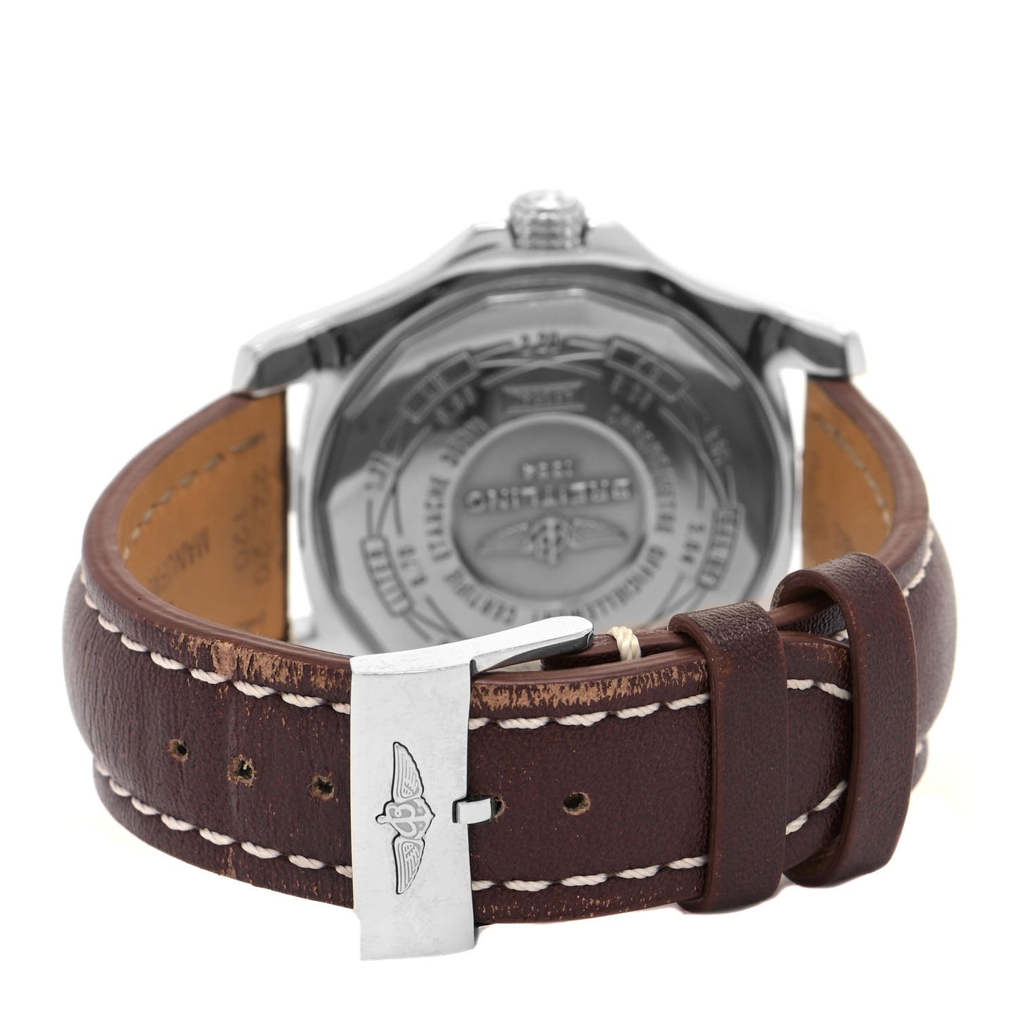 Stainless Steel Calfskin 43mm Avenger II Automatic Watch Ivory A32390