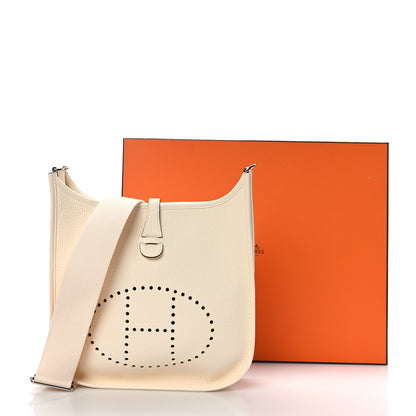 Hermes Taurillon Clemence Evelyne III PM Nata 9 of 9