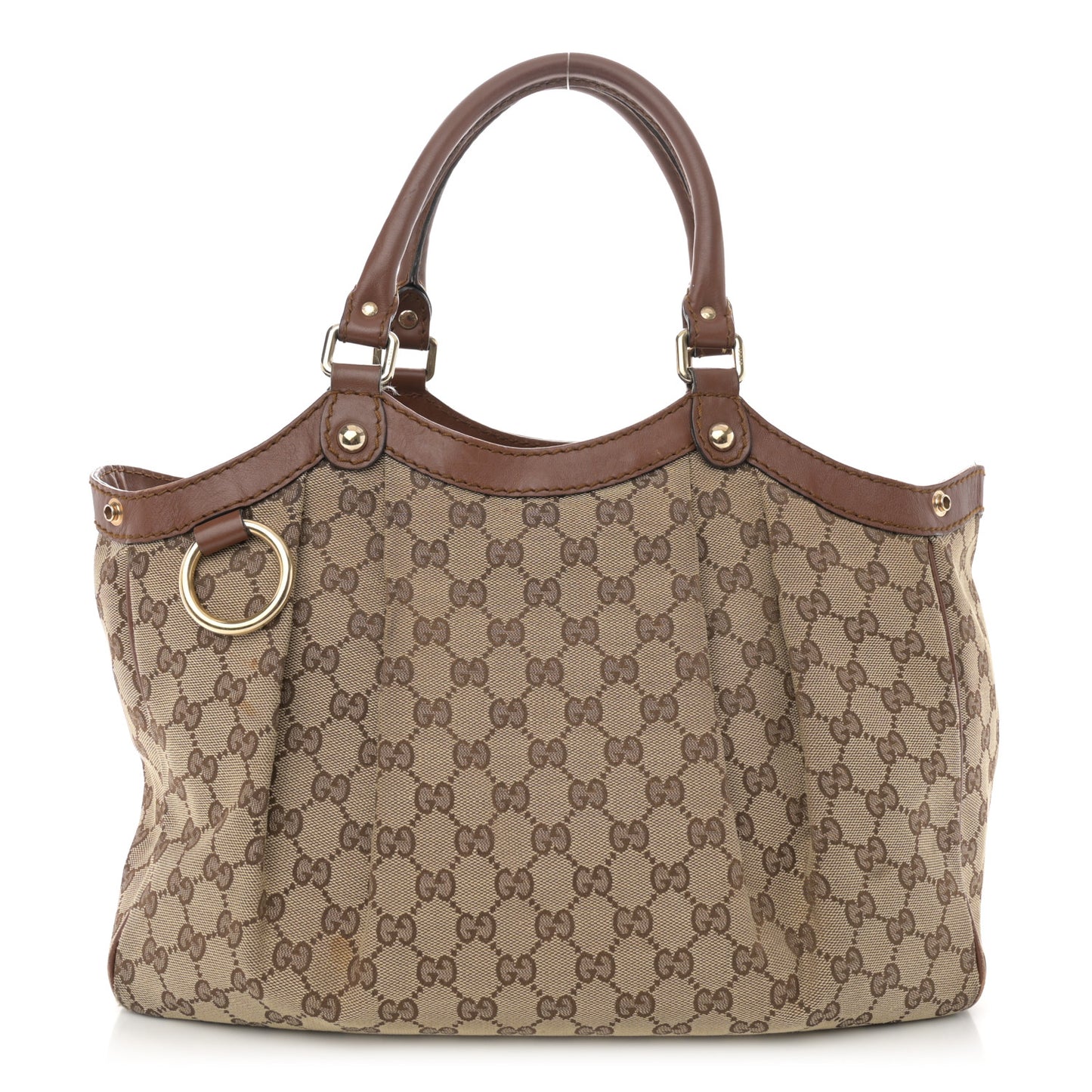 Monogram Medium Sukey Tote Brown