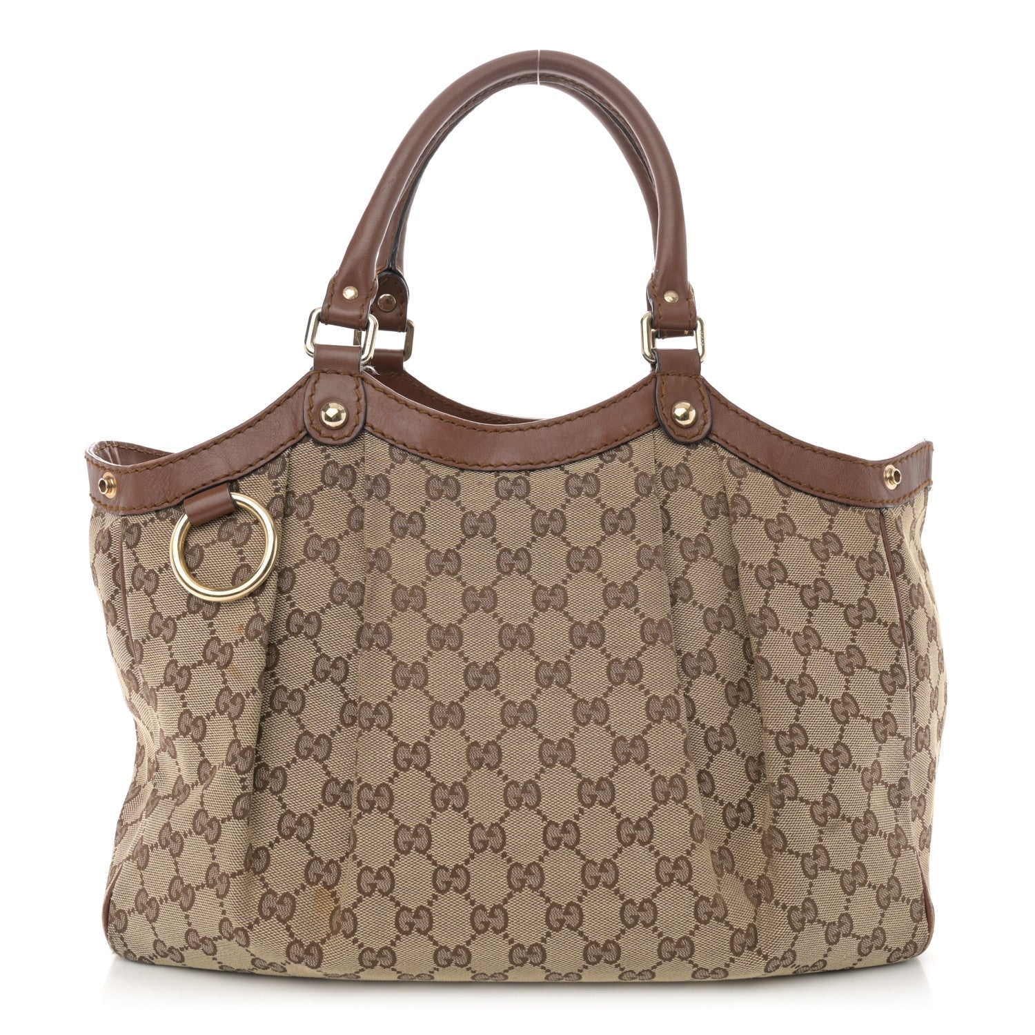 Gucci Monogram Medium Sukey Tote Brown 1 of 11