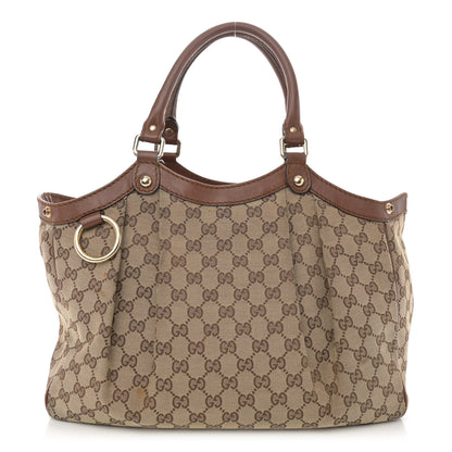 Gucci Monogram Medium Sukey Tote Brown 1 of 11