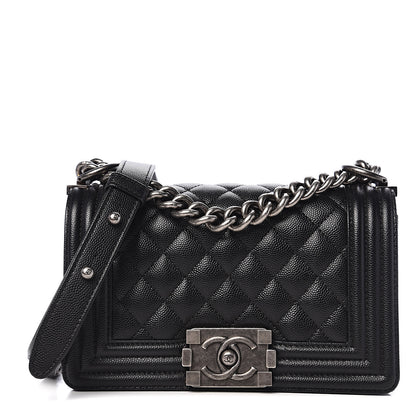 Chanel Caviar Quilted Small Boy Flap Black 1 of 9