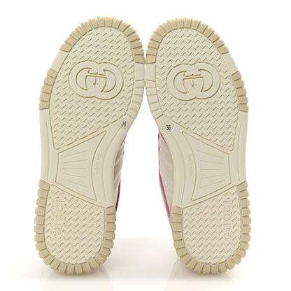 Gucci Calfskin Womens Re-Web Sneakers 36 White Pink 6 of 10