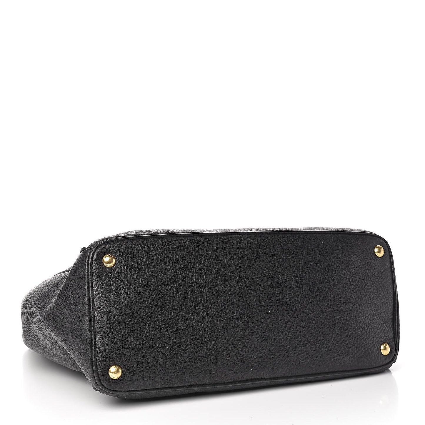 Vitello Daino Tote Black