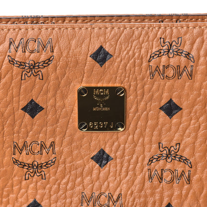 MCM Visetos Small Zip Pouch Cognac 9 of 9