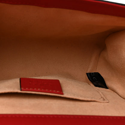 Gucci GG Supreme Monogram Blooms Small Padlock Shoulder Bag Beige Blue Navy Hibiscus Red 5 of 10