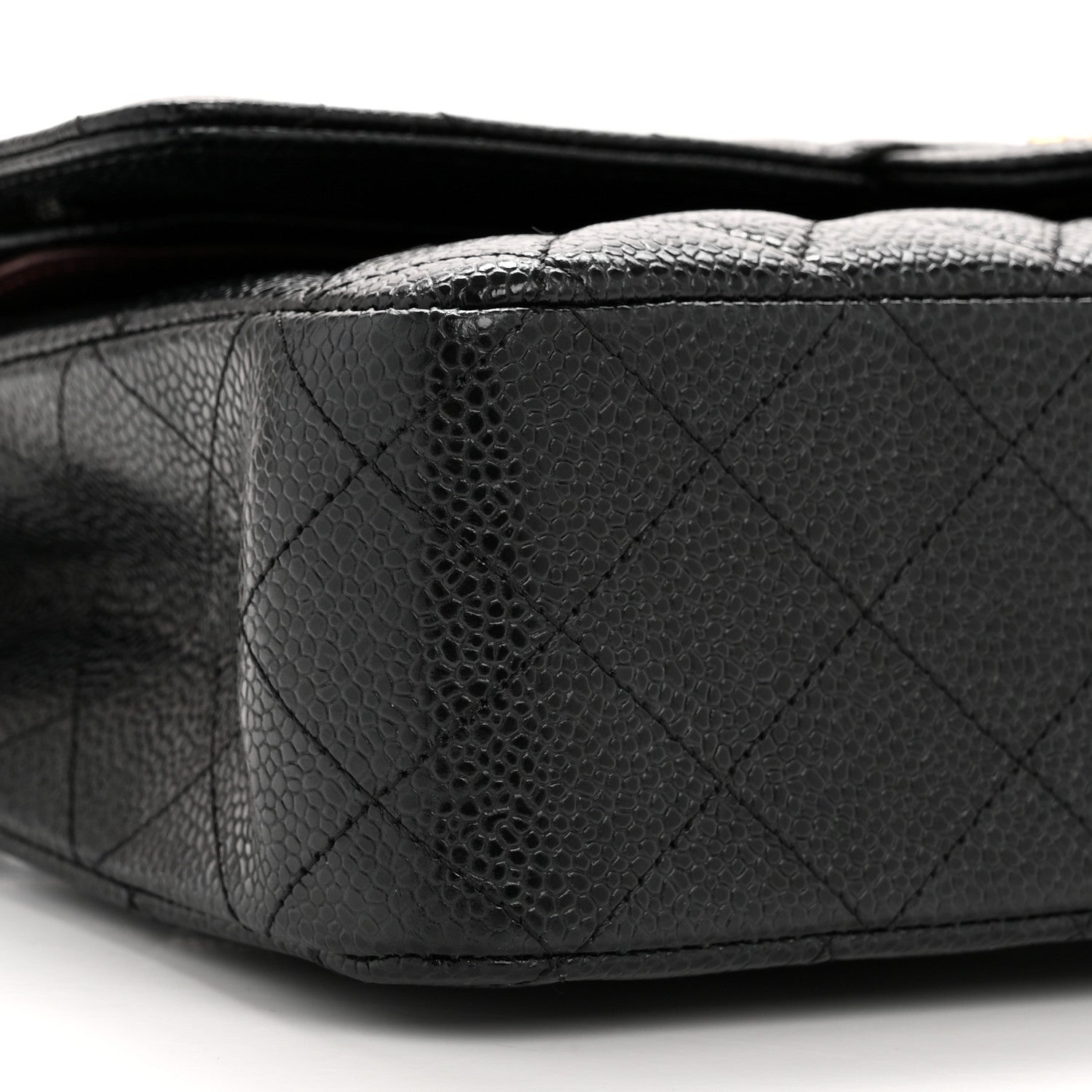 Chanel Caviar Quilted Medium Double Flap Black 9 of 13