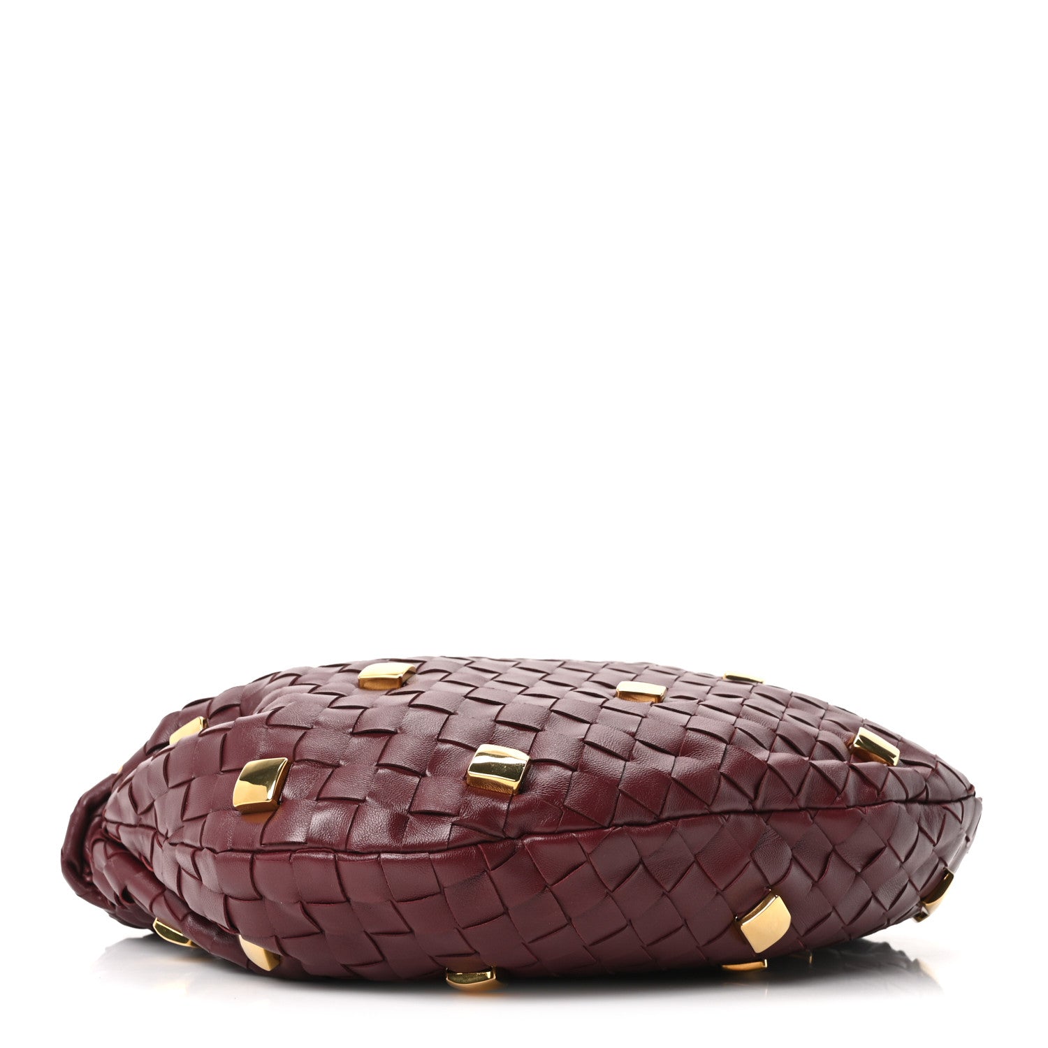 Bottega Veneta Nappa Intrecciato Studded Teen Jodie Hobo Barolo 4 of 10