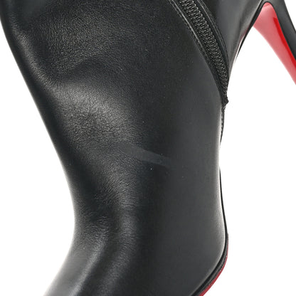 Christian Louboutin Calfskin Pumppie Botta 85 Knee Boots 39.5 Black 9 of 9