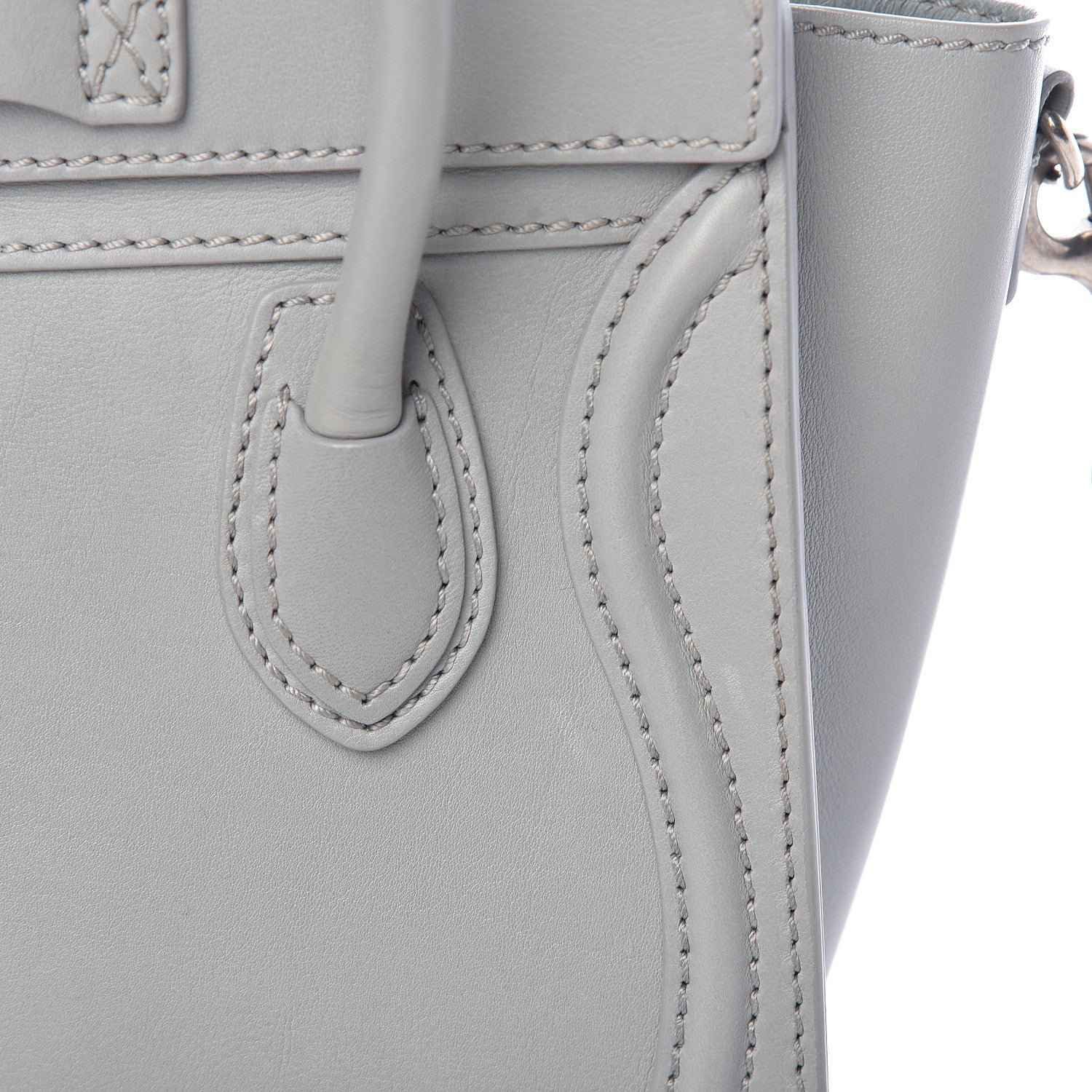 Celine Smooth Calfskin Nano Luggage Sky 13 of 14