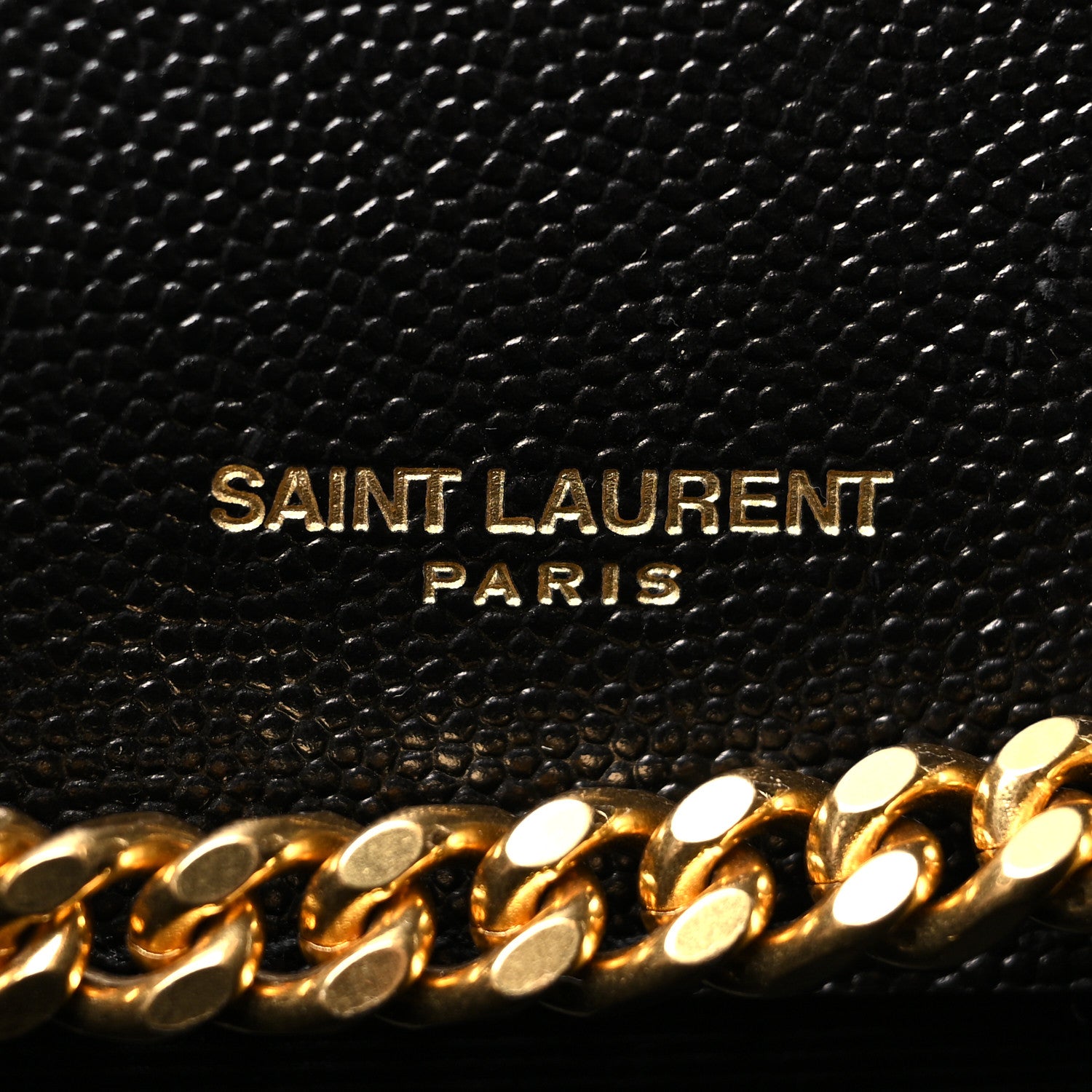 Saint Laurent Grain De Poudre Medium Classic Monogram Kate Satchel Black 6 of 10