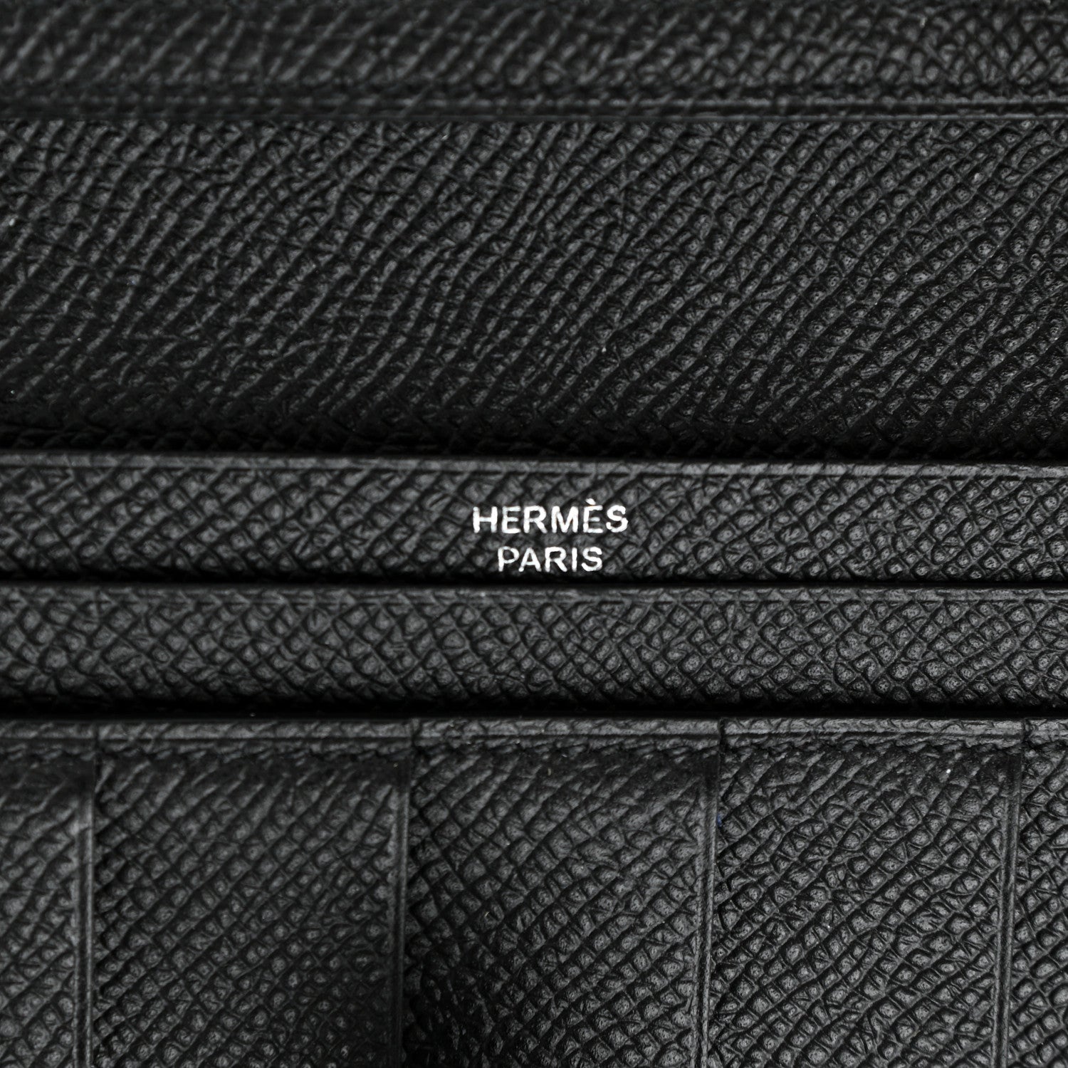 Hermes Epsom Bearn Gusset Wallet Black 6 of 8