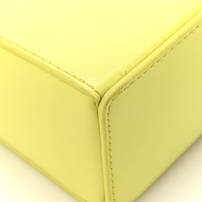 Givenchy Box Calfskin Mini Cut Out Shoulder Bag Neon Yellow 11 of 13