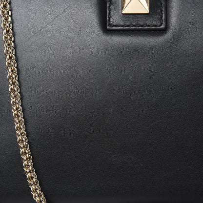 Valentino Garavani Vitello Medium Glam Lock Rockstud Flap Black 13 of 14