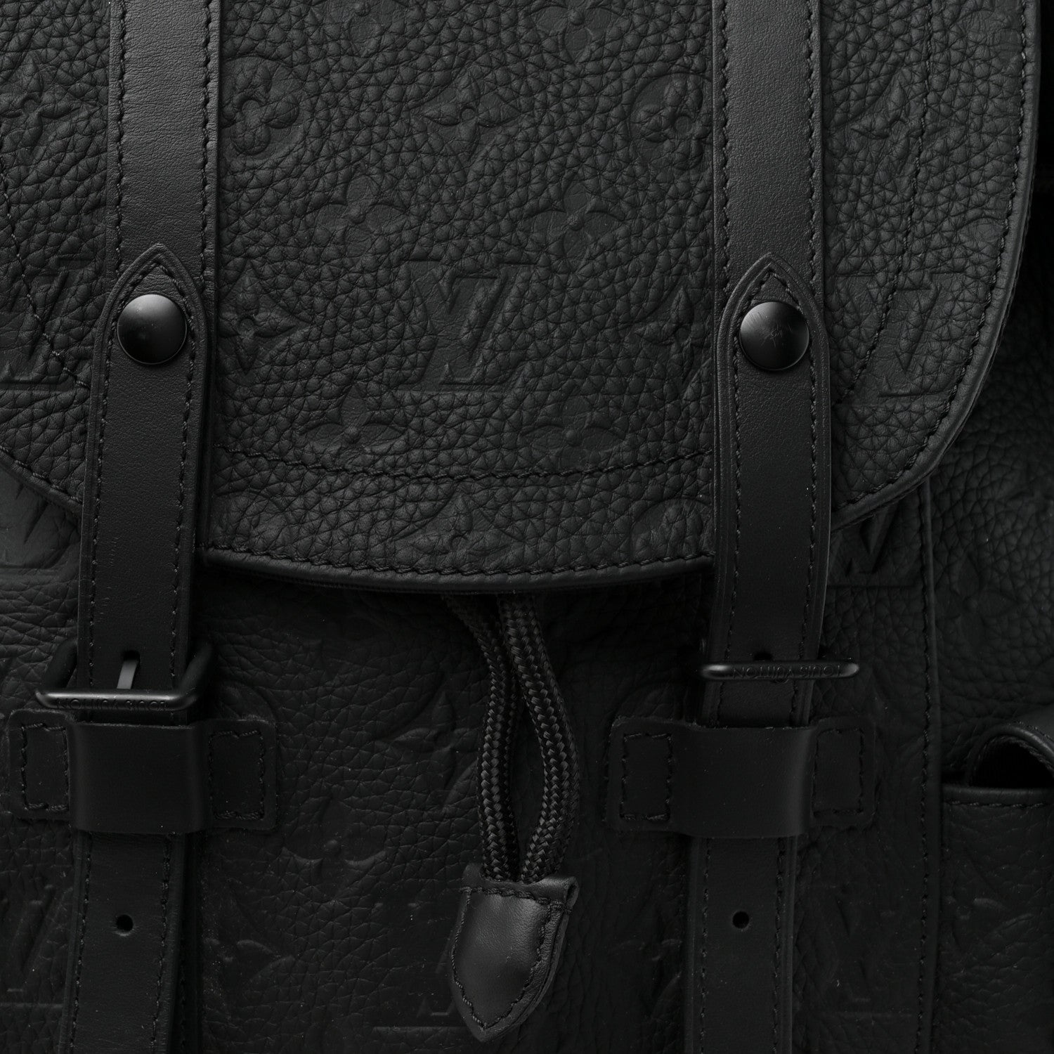 Louis Vuitton Taurillon Monogram Christopher MM Backpack Black 8 of 10