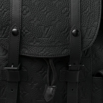 Louis Vuitton Taurillon Monogram Christopher MM Backpack Black 8 of 10
