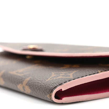 Louis Vuitton Monogram Bloom Flower Emilie Wallet 9 of 9