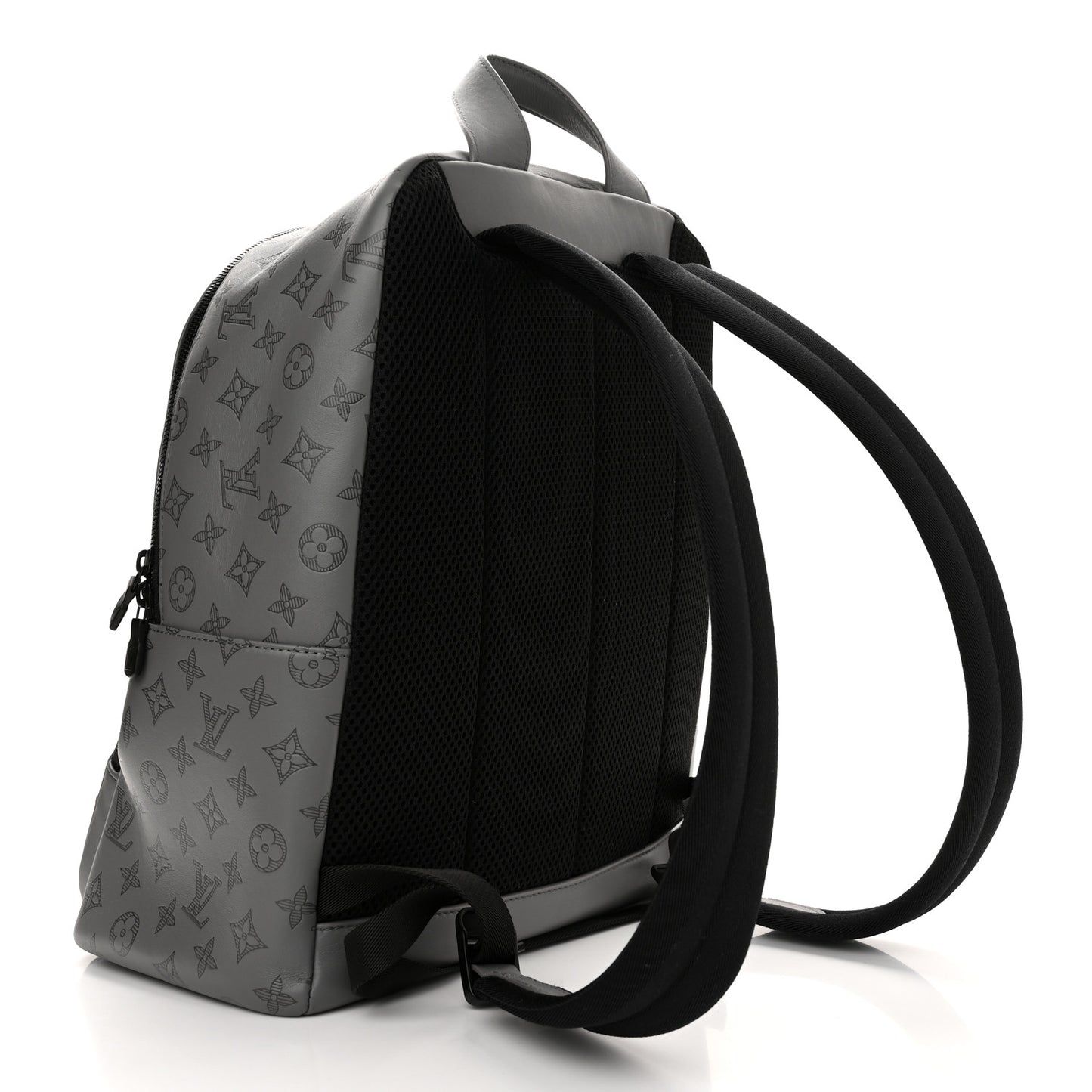 Calfskin Monogram Racer Backpack Grey