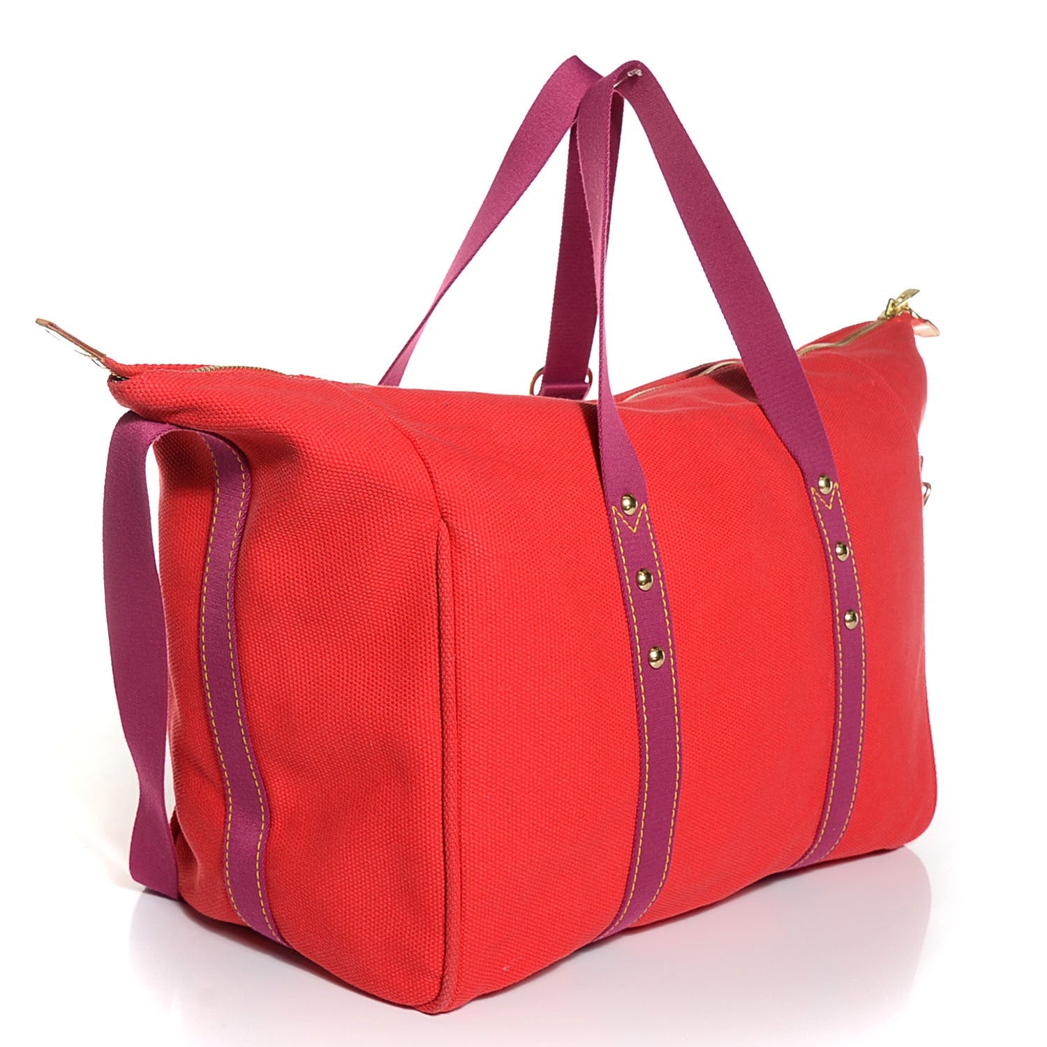 Louis Vuitton Toile Antigua Cabas GM Red 3 of 7