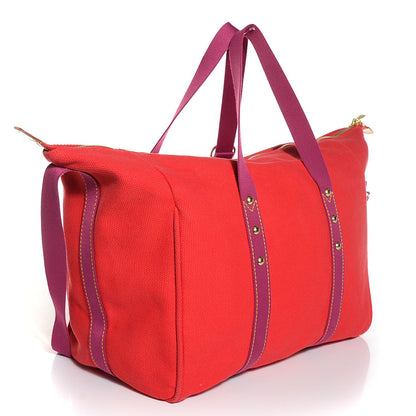 Louis Vuitton Toile Antigua Cabas GM Red 3 of 7