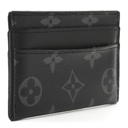 Louis Vuitton Monogram Eclipse Porte-Cartes Double Card Holder 3 of 9