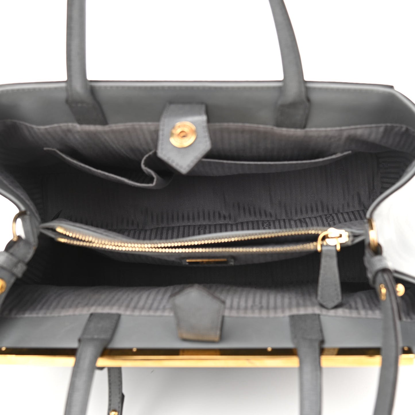 Vitello Elite Flamingo Regular 2Jours Tote Grigio Grigio Chiaro