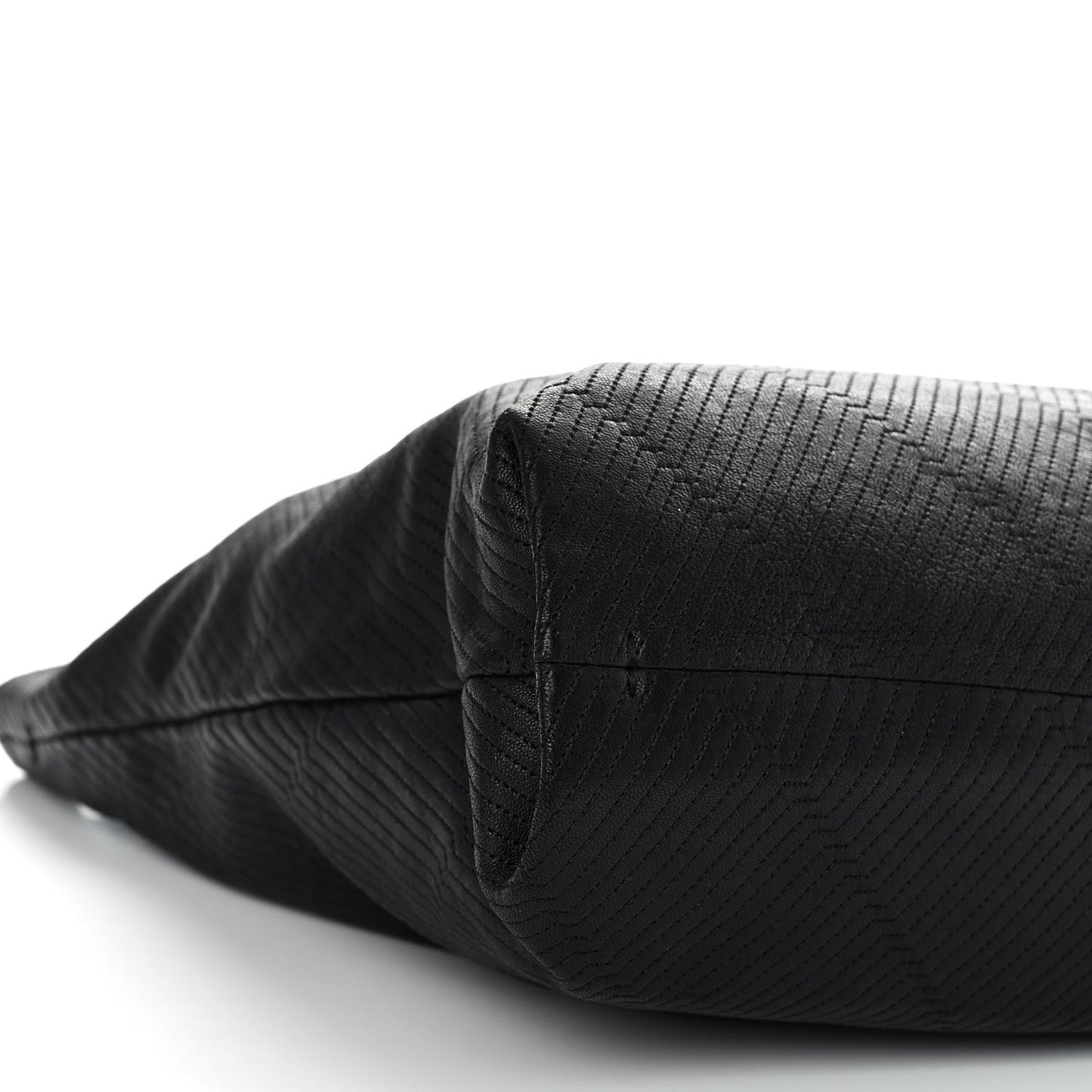 Lambskin Quilted Carry Me Tote Black