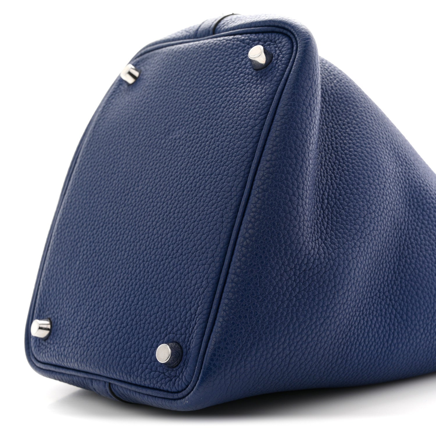 Hermes Taurillon Clemence Picotin Lock 18 PM Bleu Saphir 10 of 11