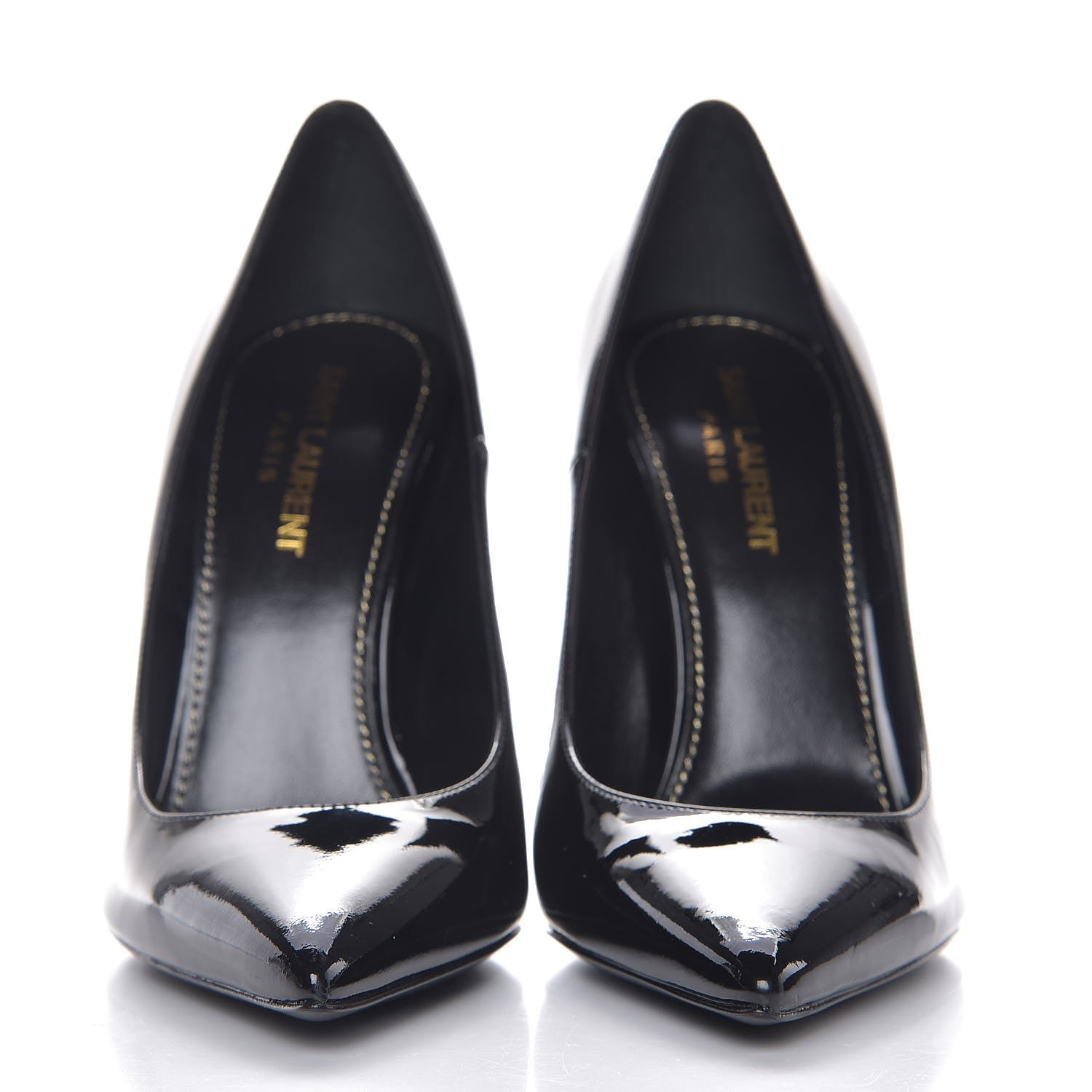 Saint Laurent Patent Opyum 100 Pumps 37 Black 2 of 10