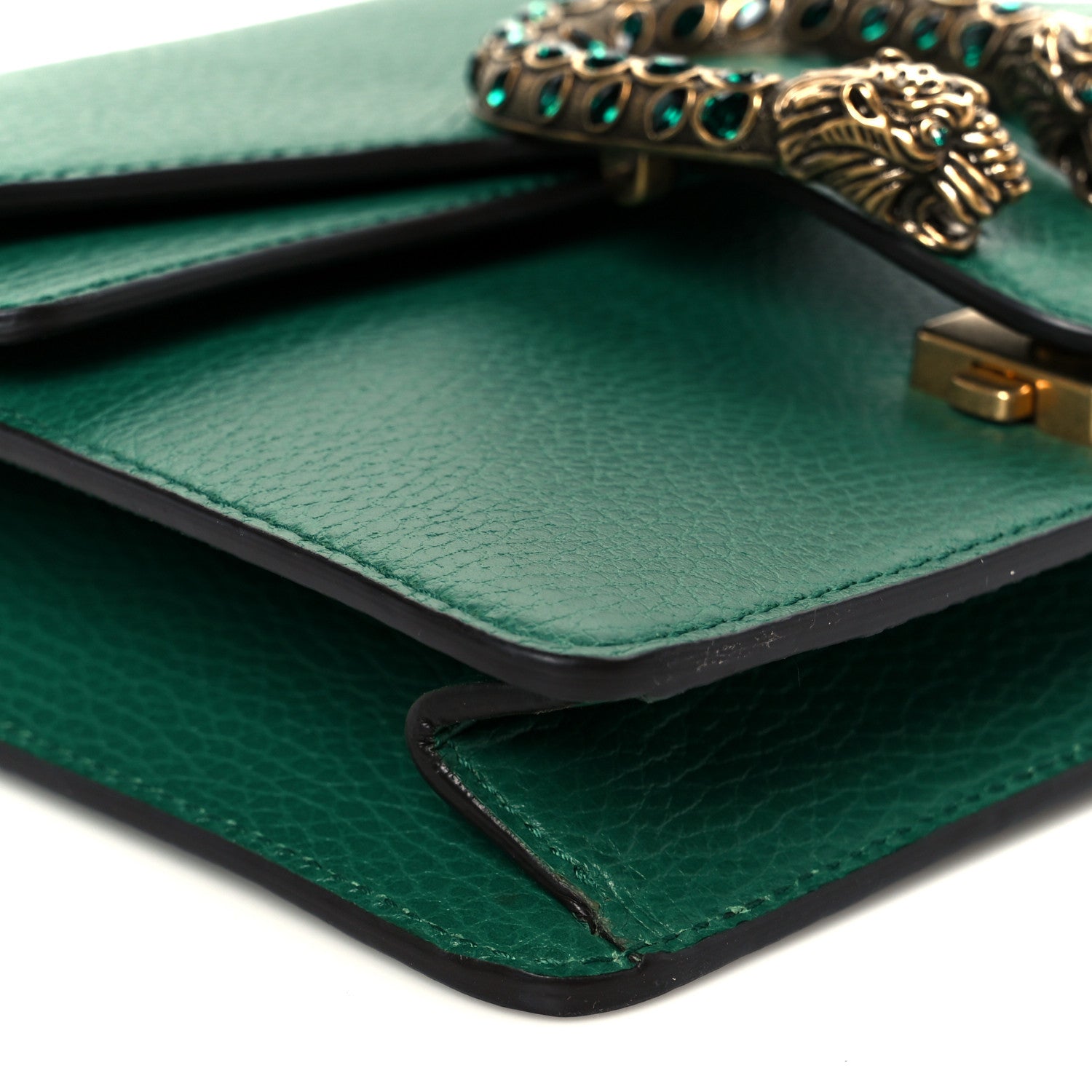Gucci Calfskin Mini Dionysus Shoulder Bag Emerald 11 of 12