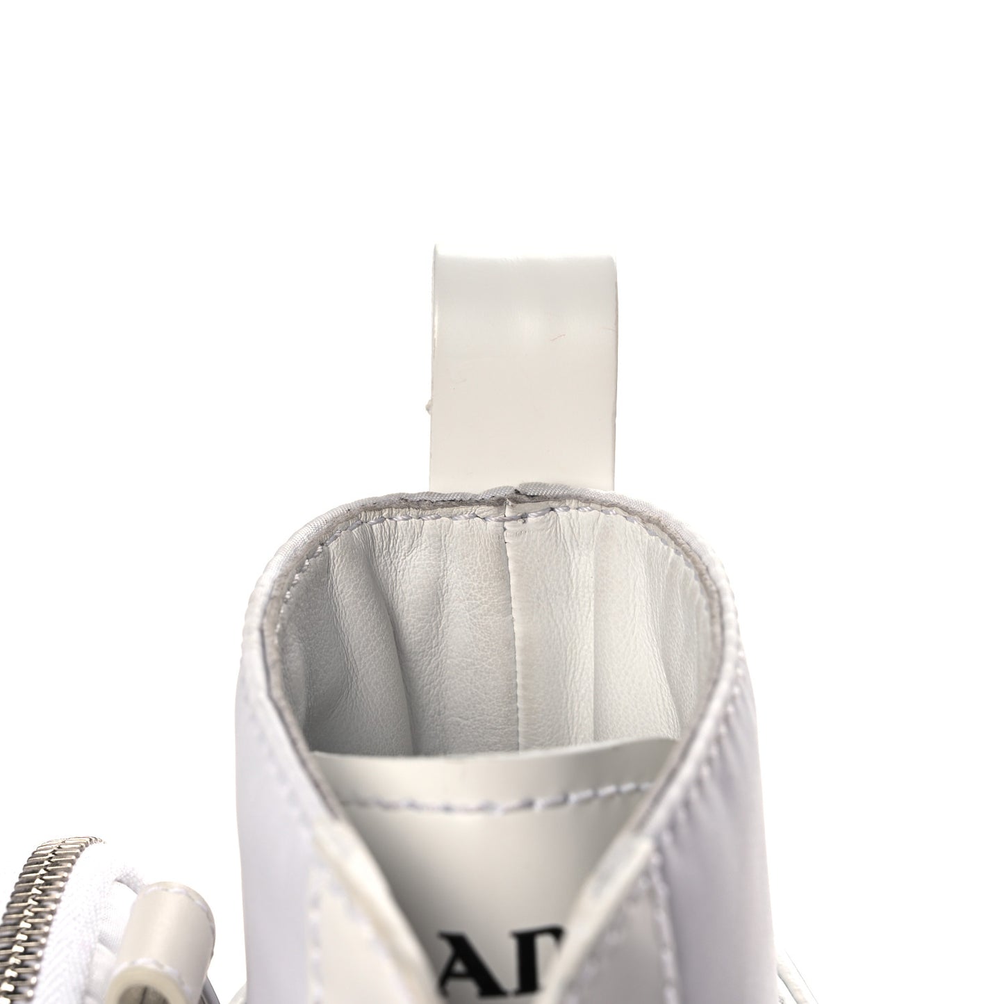 Spazzolato Rois Re-Nylon Metal Triangle Logo Mens Monolith Pouch Pocket 60mm Combat Boots 8 White