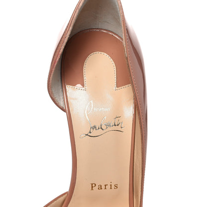 Christian Louboutin Patent Iriza 100 Pumps 39.5 Nude 7 of 9