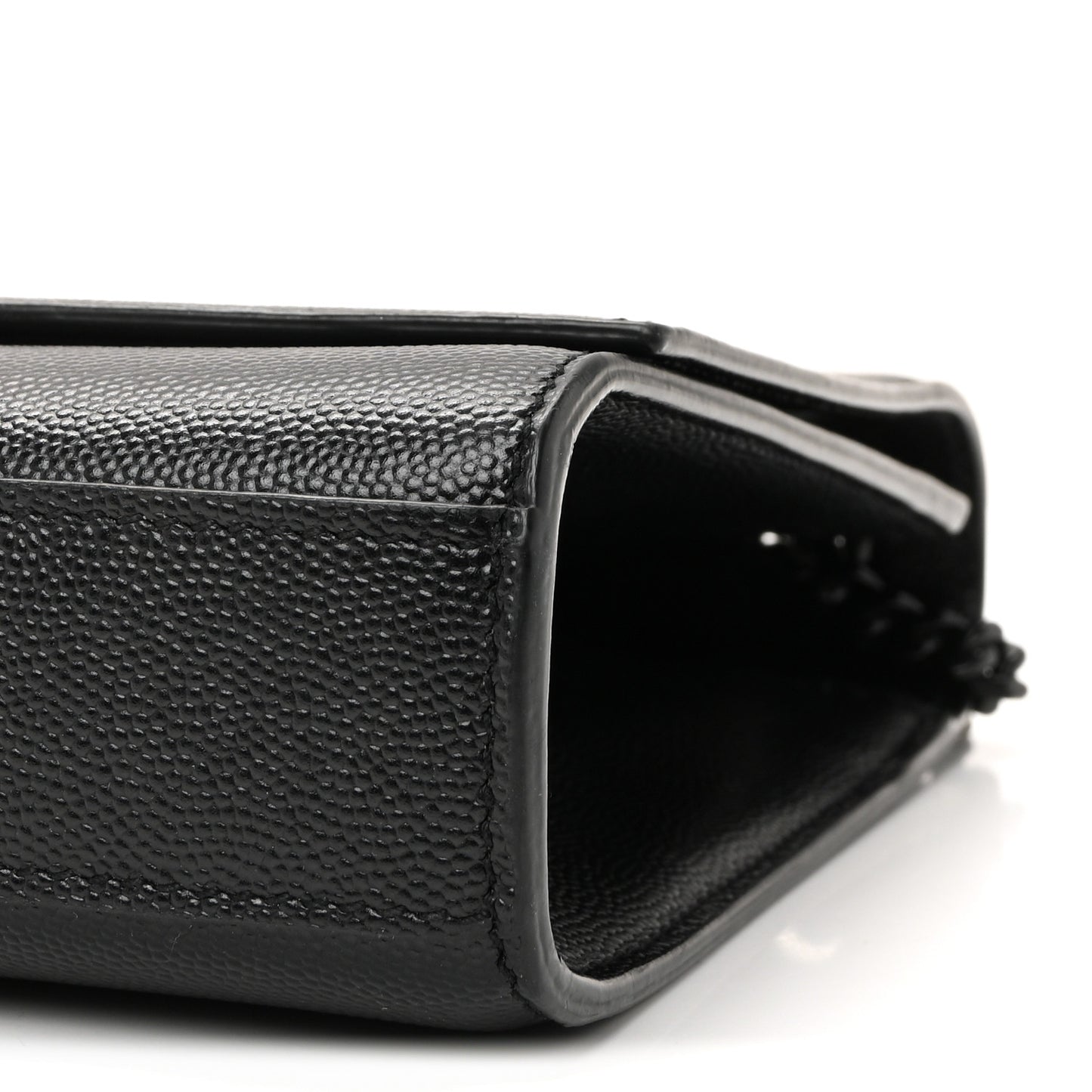 Grain De Poudre Medium Classic Monogram Monochrome Kate Satchel Black