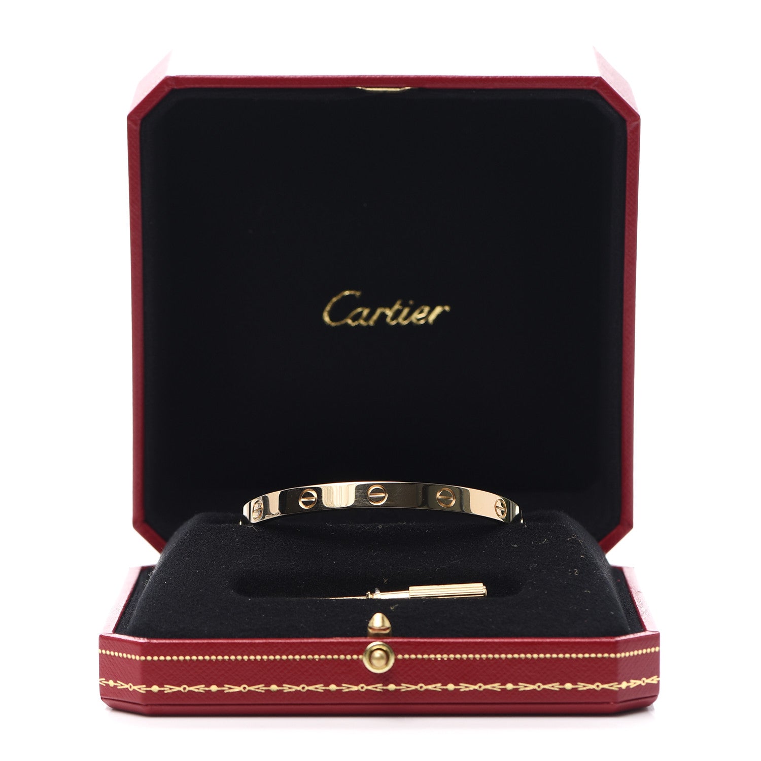 Cartier 18K Yellow Gold LOVE Bracelet 18 8 of 8