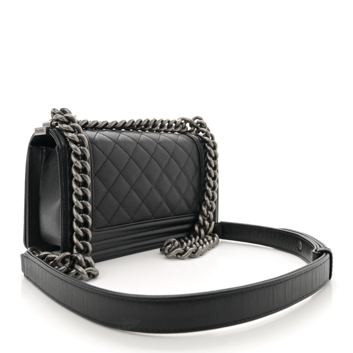 Chanel Caviar Quilted Small Boy Flap Black 3 of 12