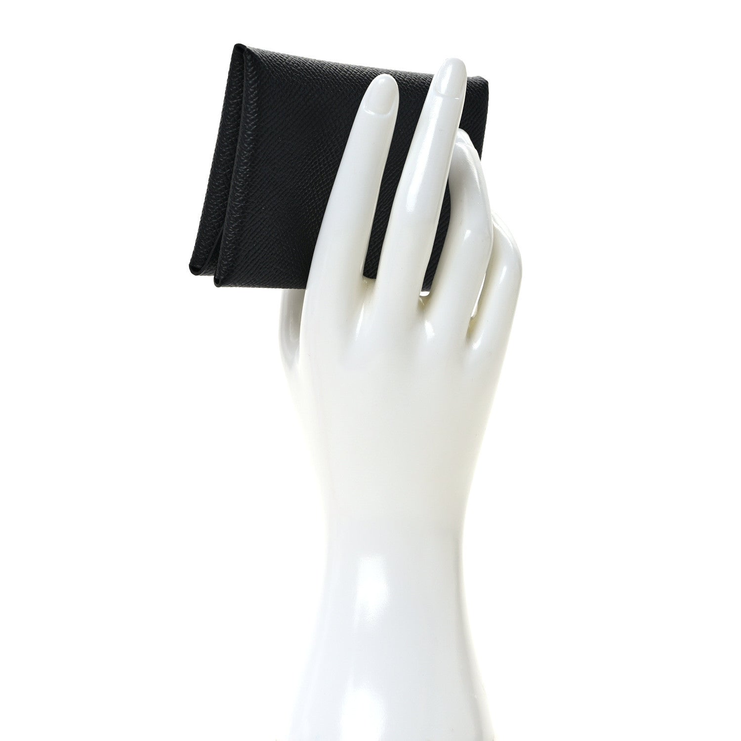 Hermes Epsom Calvi Duo Card Case Black 2 of 7