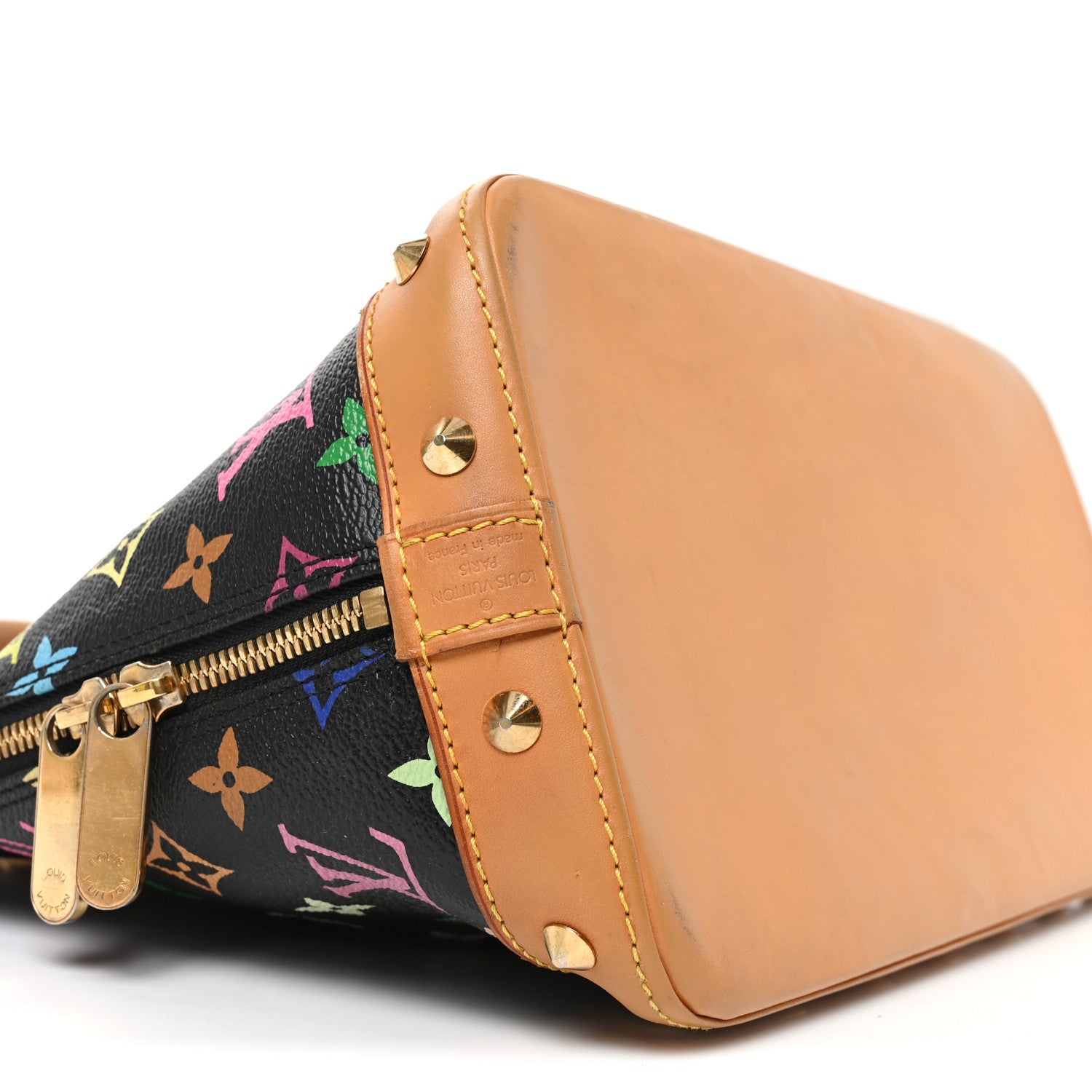 Louis Vuitton Monogram Multicolor Alma Black 8 of 9
