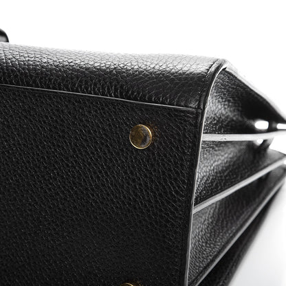 Saint Laurent Grained Calfskin Small Sac De Jour Black 12 of 13