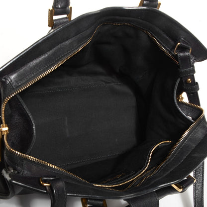 Saint Laurent Sheepskin Small Cabas ChYc Black 5 of 8