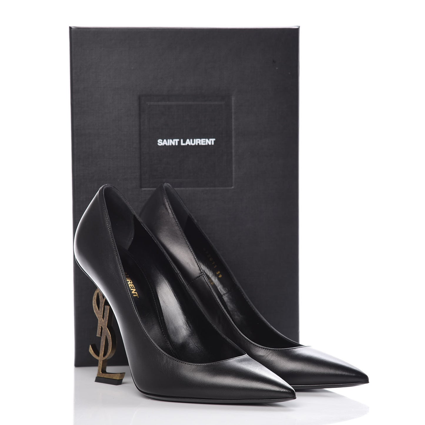 Calfskin Opyum 100 Pumps 39 Black