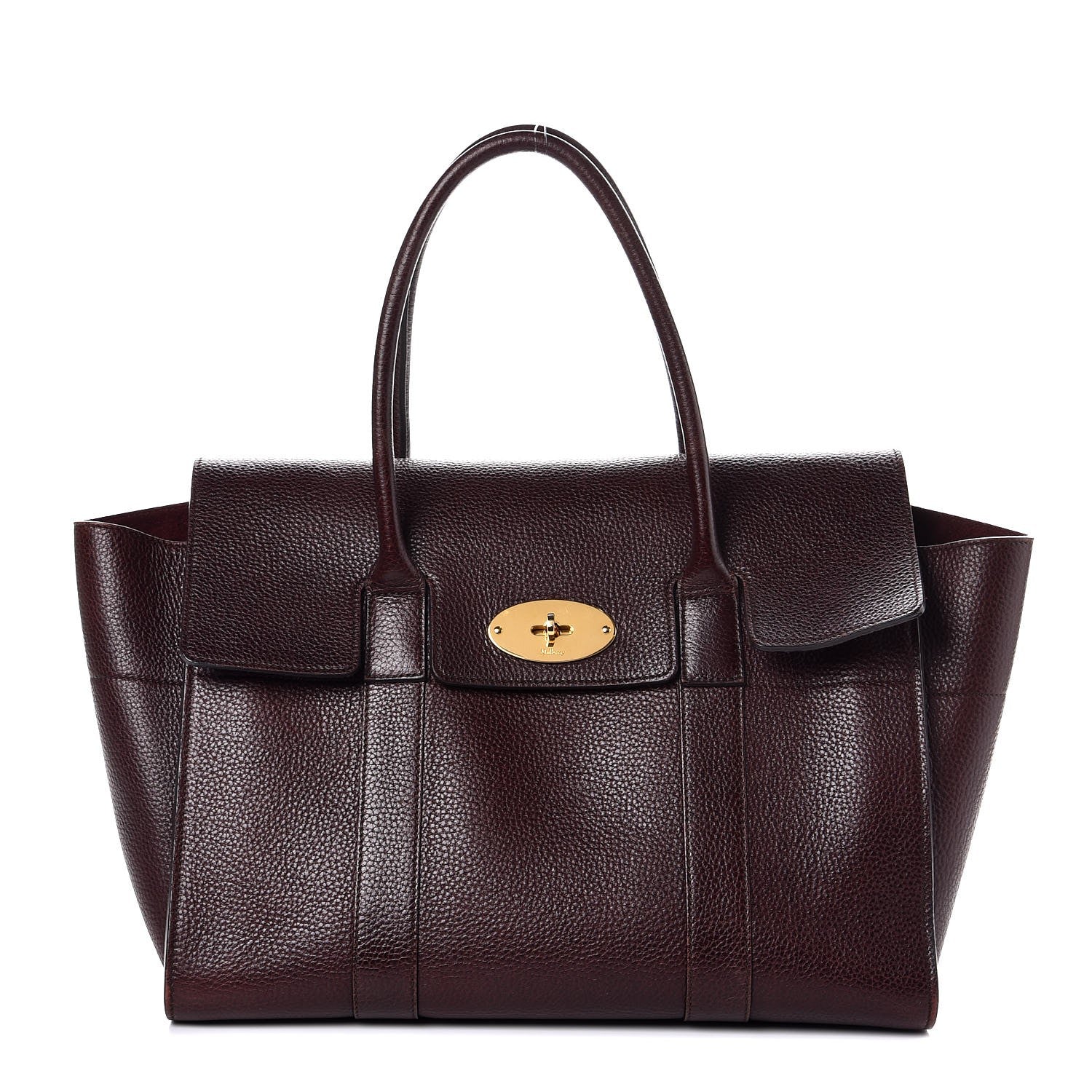 Mulberry Natural Grain Calfskin New Bayswater Oxblood 1 of 9