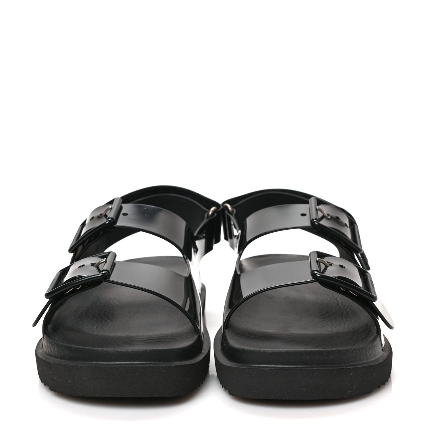 Rubber Mini Double G Womens Isla Dad Sandals 37 Black