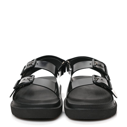 Gucci Rubber Mini Double G Womens Isla Dad Sandals 37 Black 2 of 8