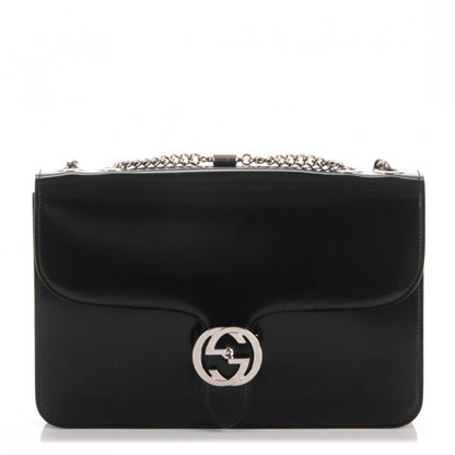 Gucci Shade Lux Calfskin Interlocking G Shoulder Bag Black 1 of 7