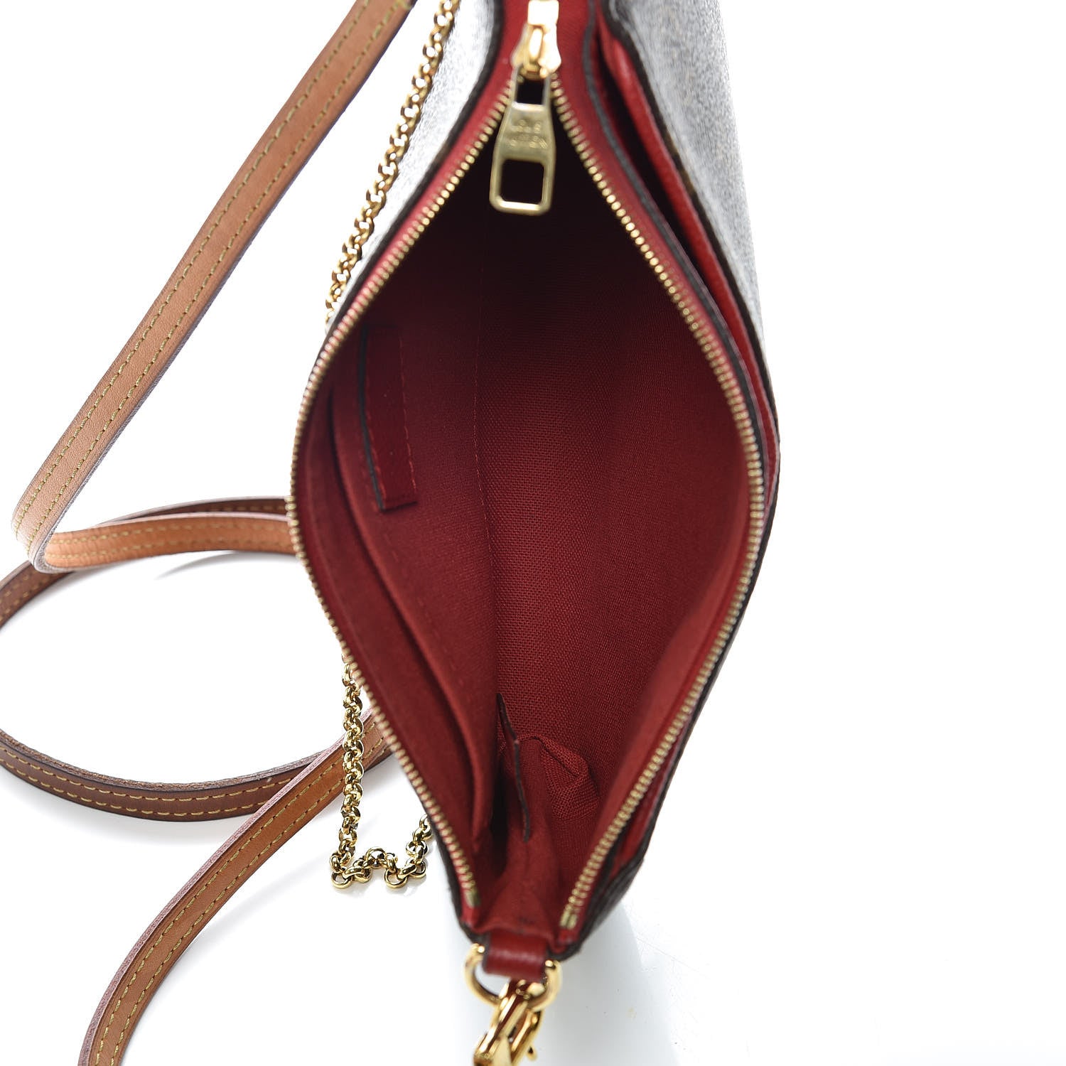 Louis Vuitton Monogram Pallas Clutch Cherry 7 of 13